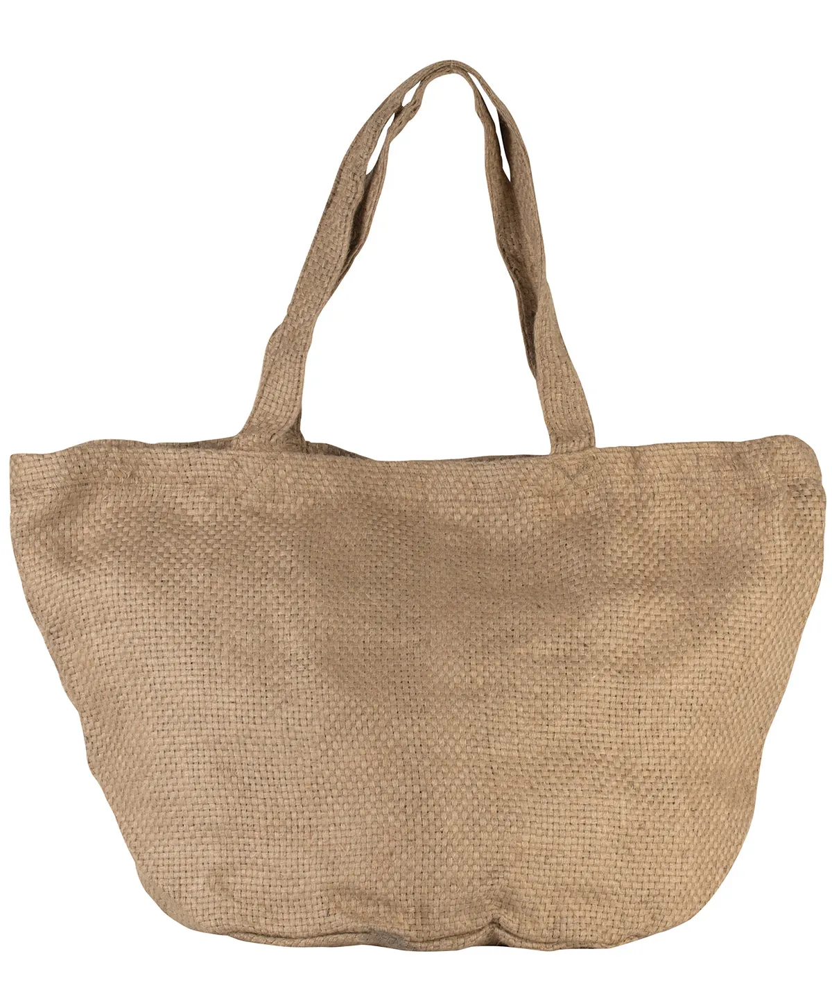 100 natural yarn dyed jute bag | Natural/Natural