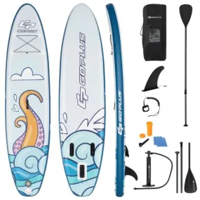 10.5 ft Inflatable Stand Up Paddle Board Surfboard with Aluminum Paddle Pump-10.5 ft