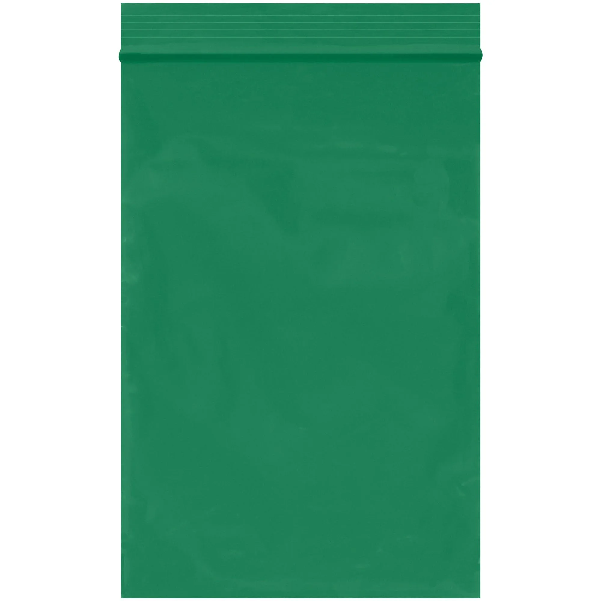 4 x 6" - 2 Mil Green Reclosable Poly Bags