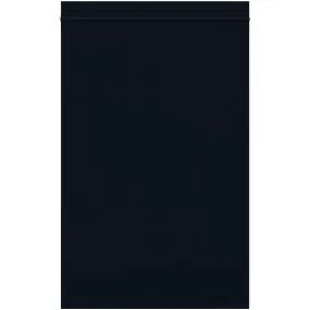 6 x 9" - 2 Mil Black Reclosable Poly Bags