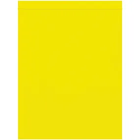 8 x 10" - 2 Mil Yellow Reclosable Poly Bags