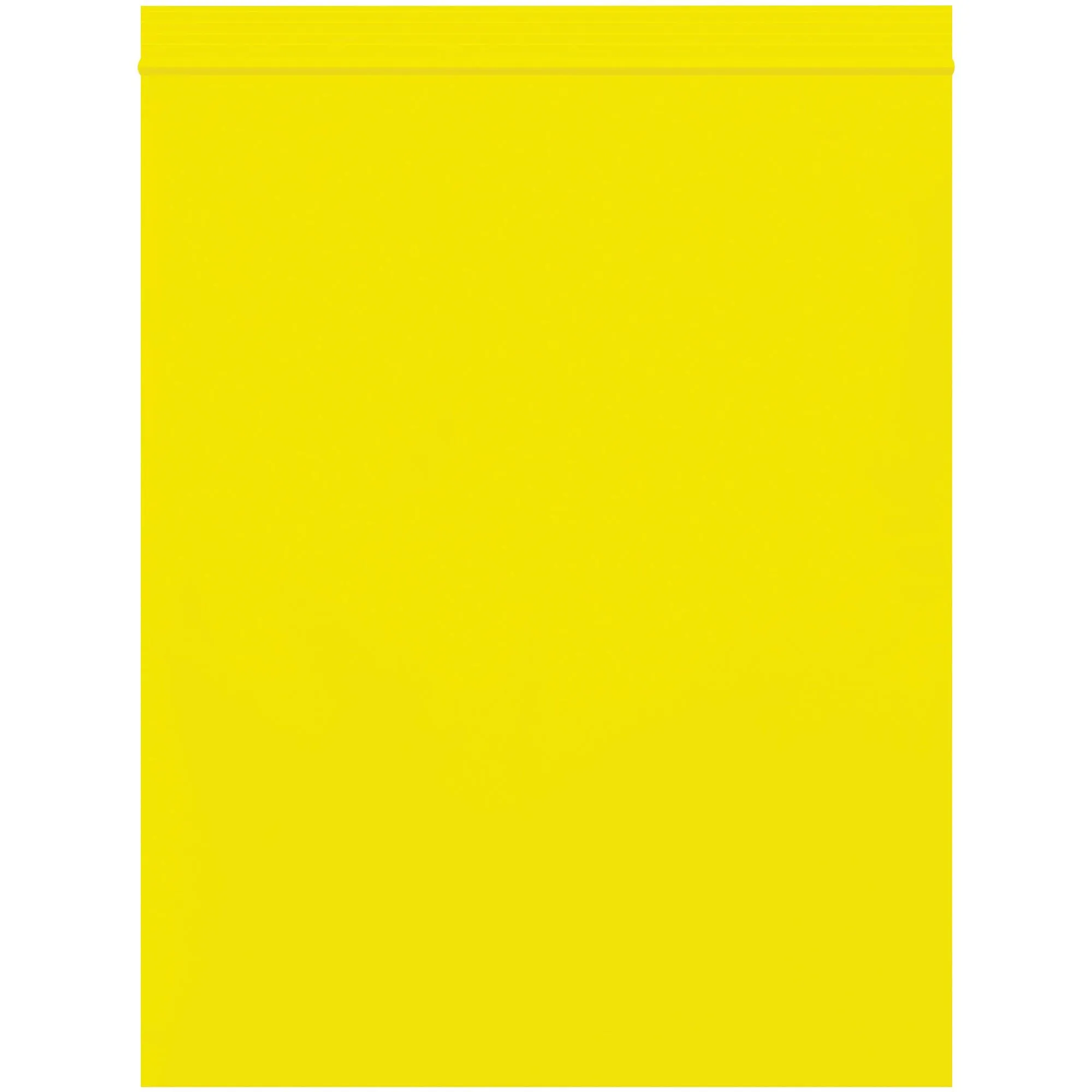 8 x 10" - 2 Mil Yellow Reclosable Poly Bags