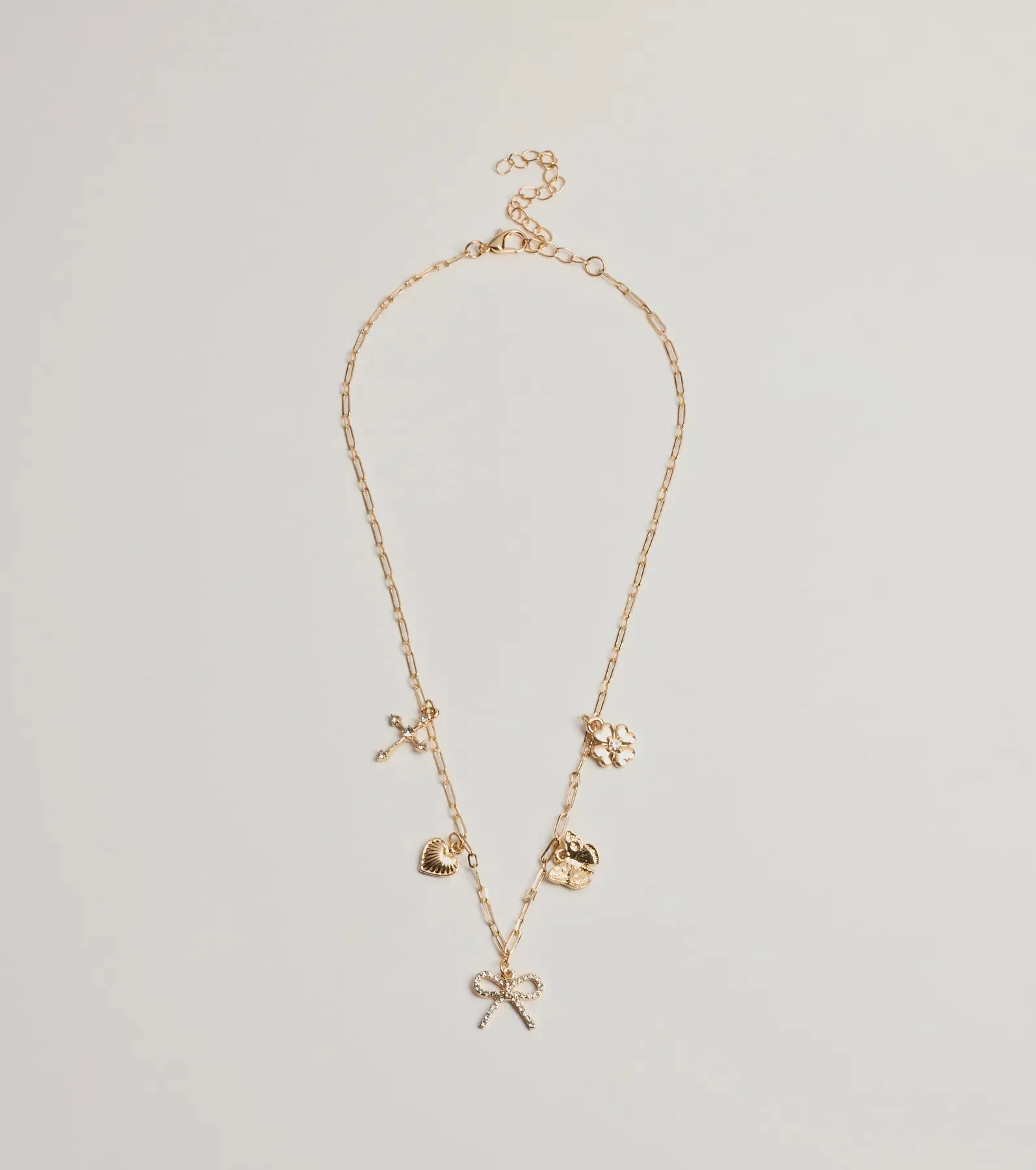 Adorably Glam Multi Charm Necklace