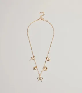 Adorably Glam Multi Charm Necklace