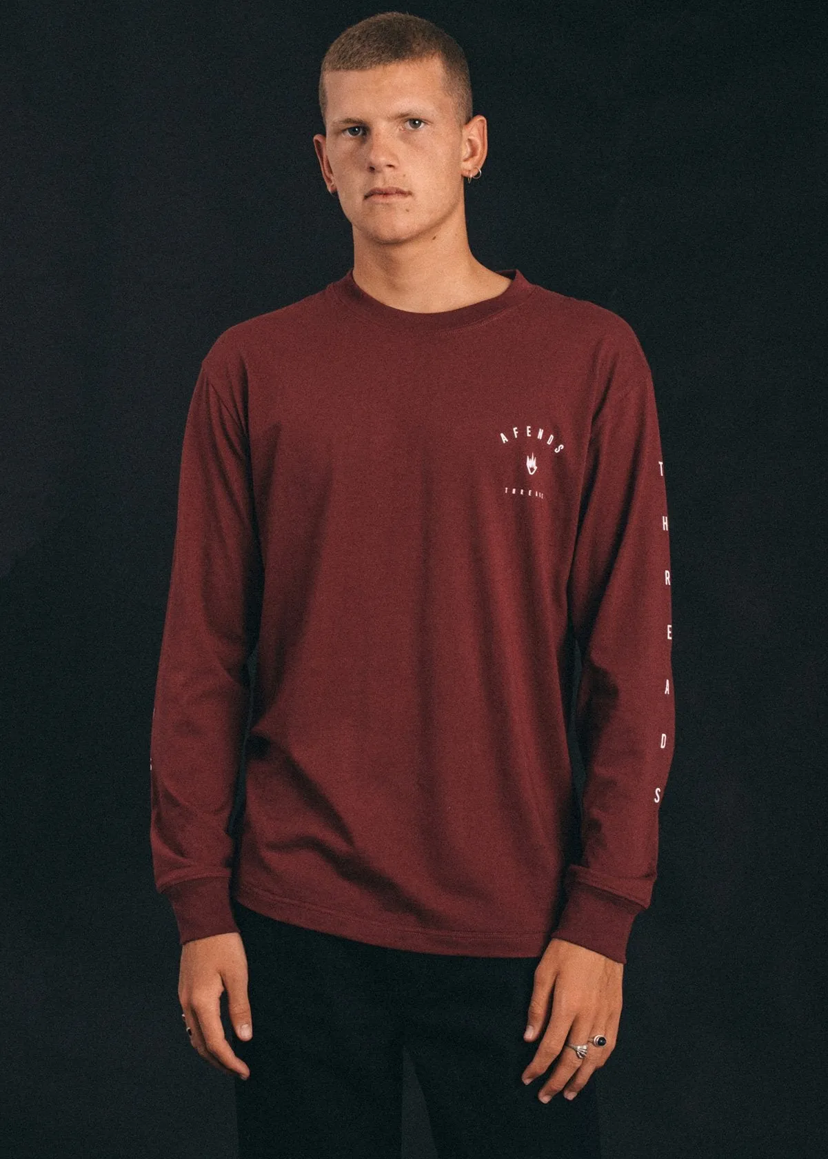 Afends Mens Threads - Long Sleeve Tee