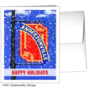 Andersonville, Chicago, Greeting Card (7549C)