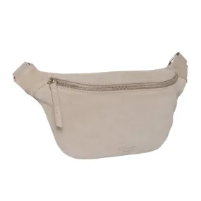 ANN KURZ Fanny pack suede caramelo women