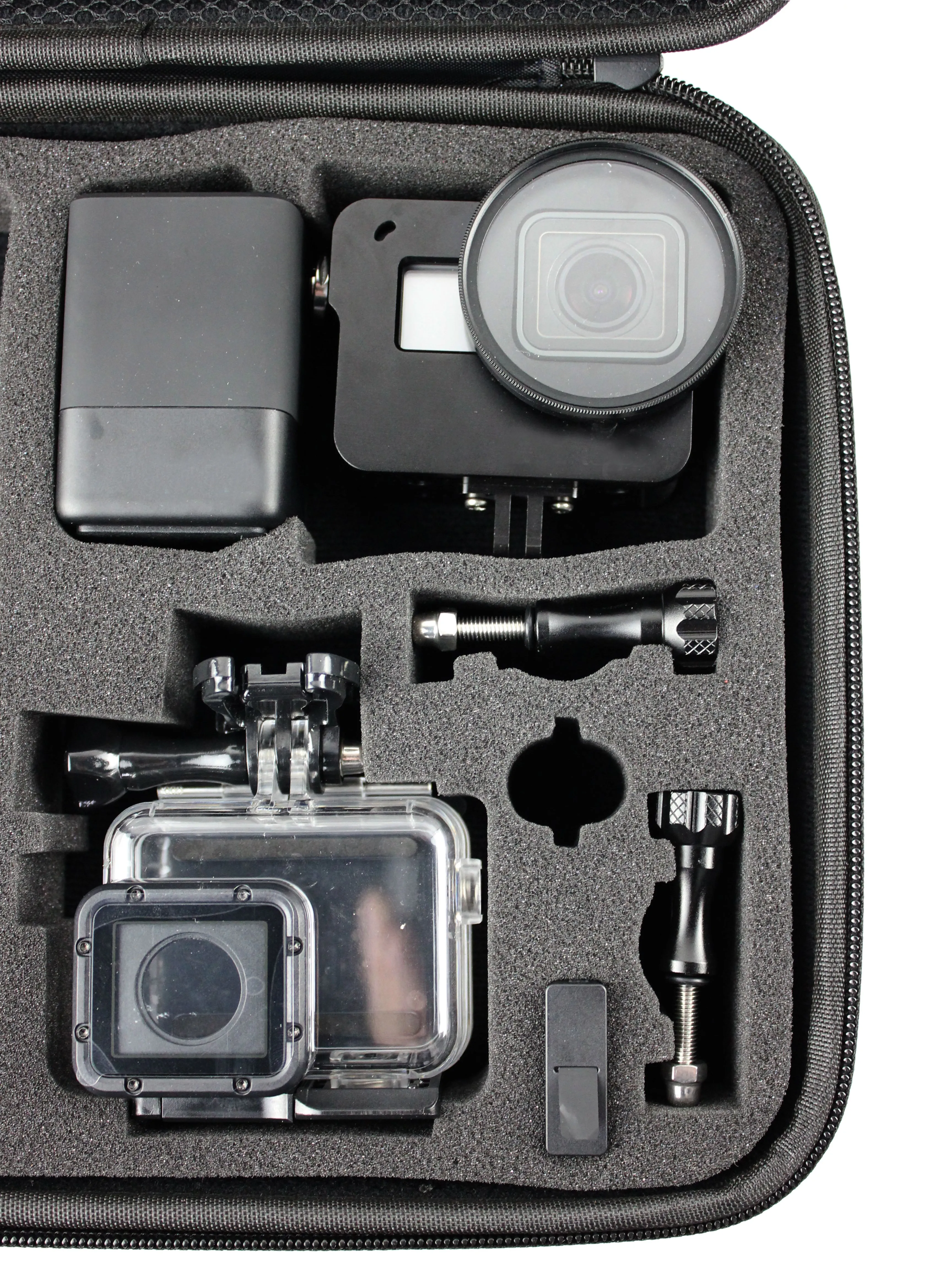 Arxus Waterproof Carrying Case for Gopro Hero 6, 5, 4, 3 , 3, 2, 1 Action Cameras and Accessories