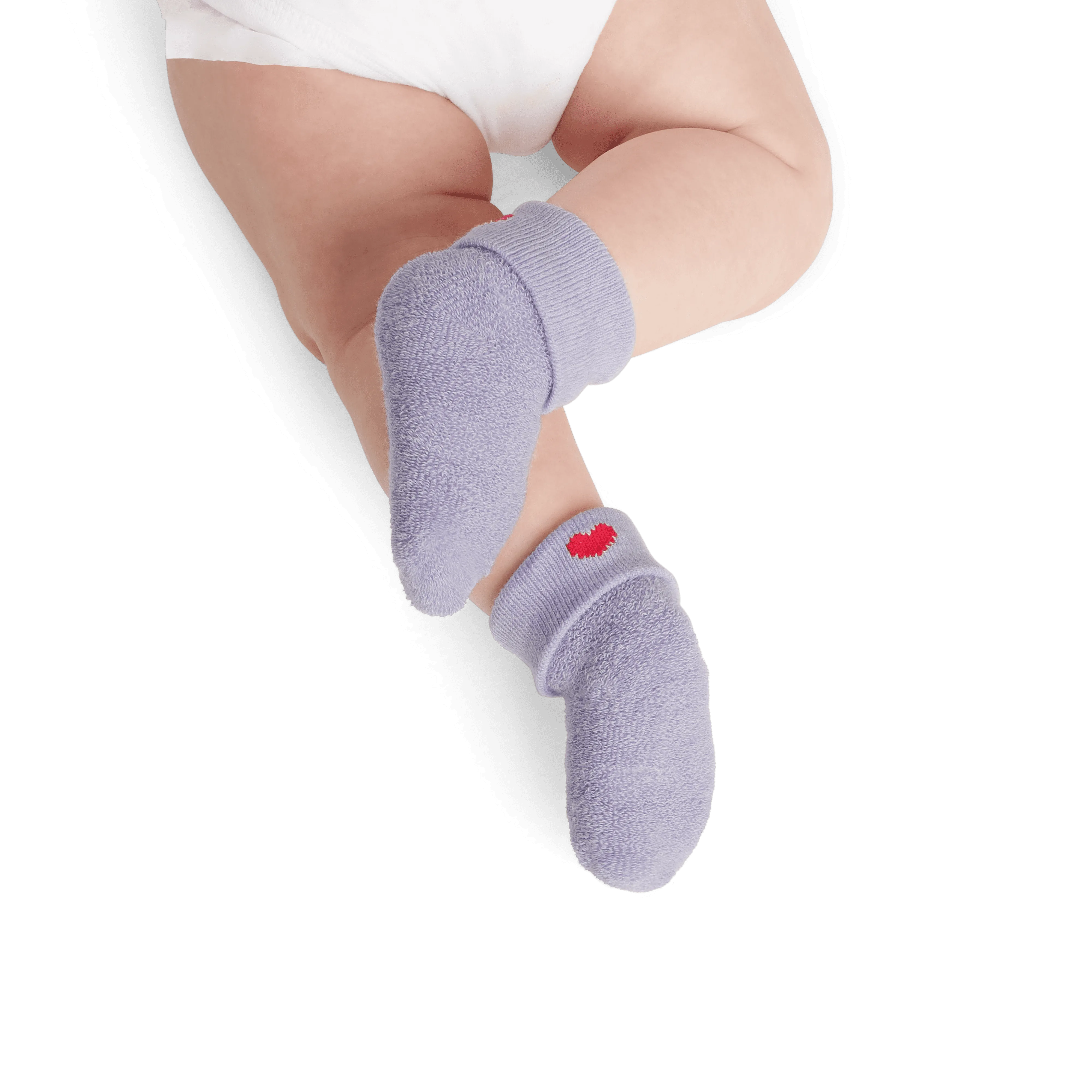 Baby Valentine's Day Reverse Terry Sock 4-Pack