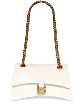 Balenciaga   Small Crush chain embossed leather bag 