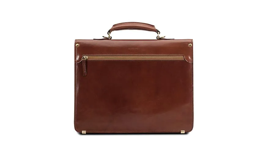 Baron Small Leather Briefcase