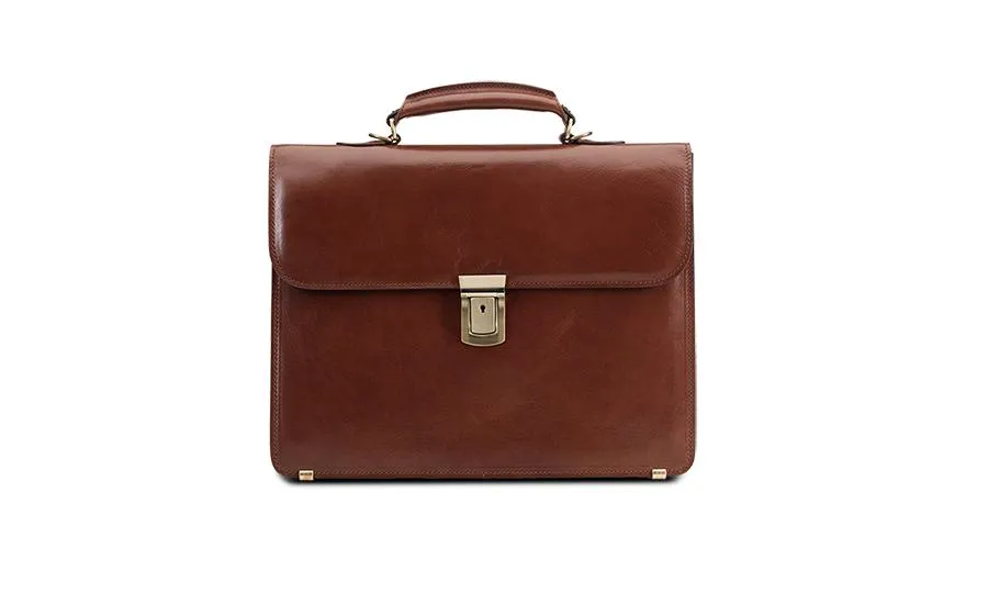 Baron Small Leather Briefcase