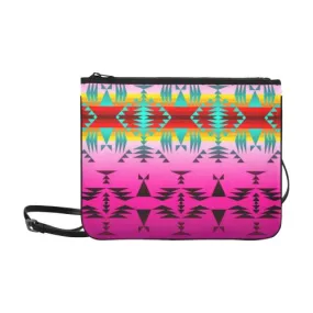 Between the Cascade Mountains Slim Clutch Bag