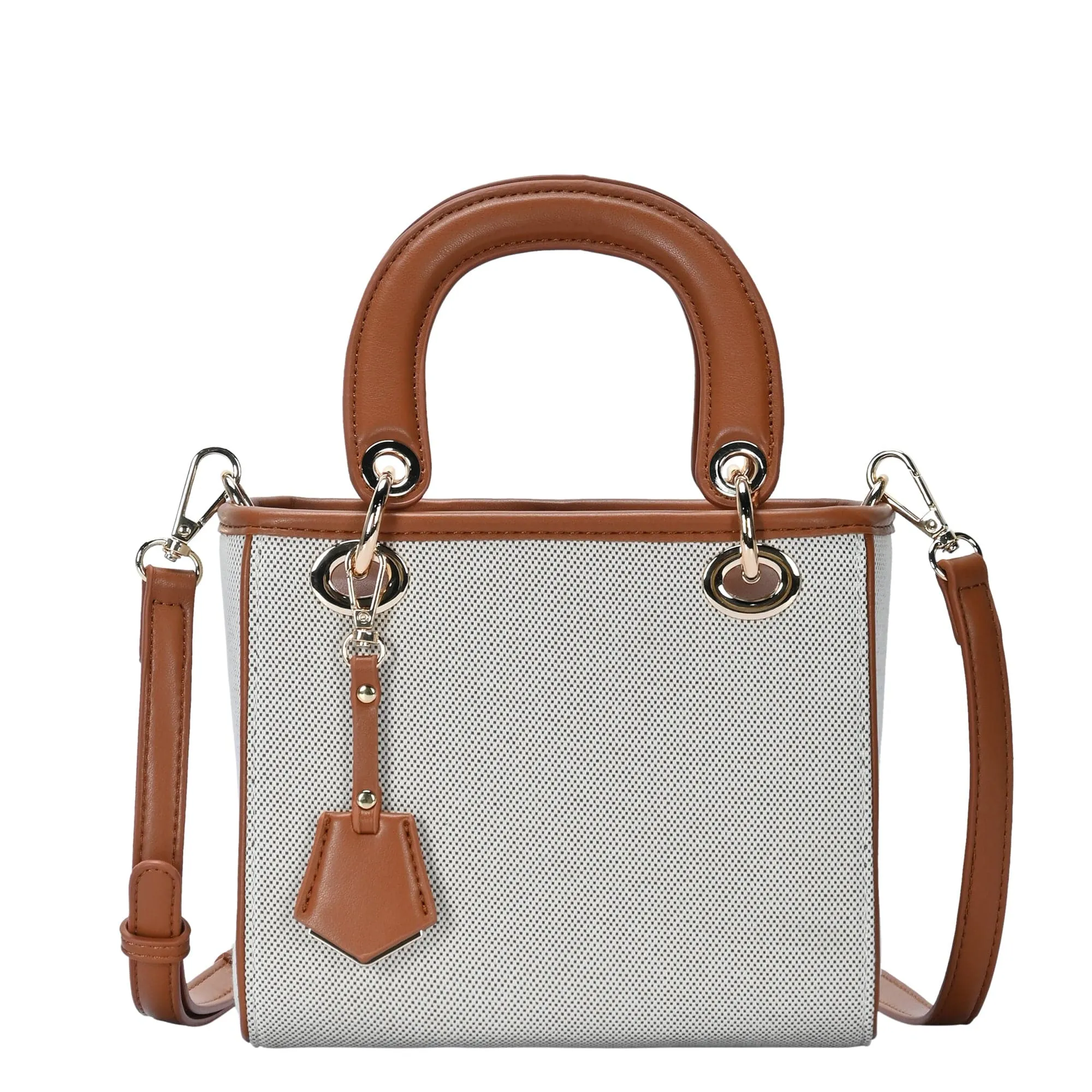 BGW7058 Carly Satchel Tote/Crossbody Bag