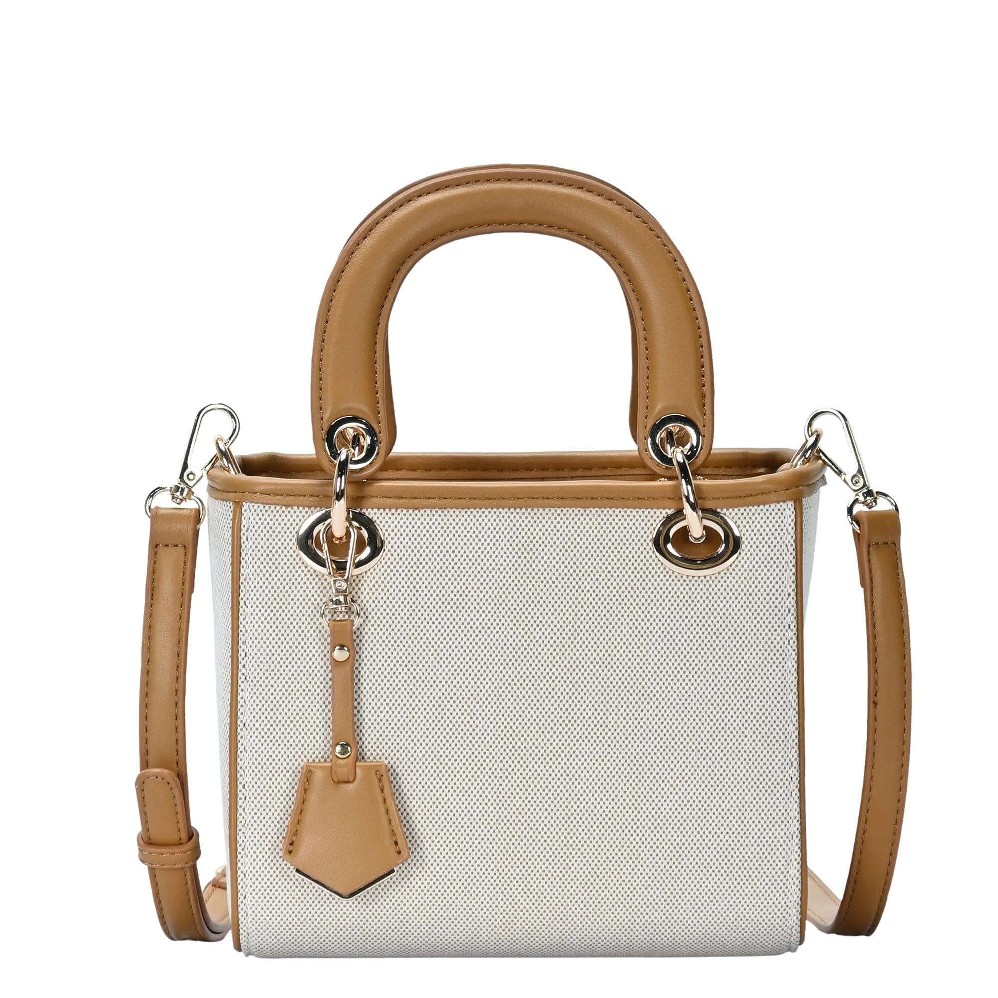 BGW7058 Carly Satchel Tote/Crossbody Bag