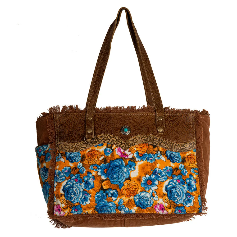 Blue Ridge Blooms Crossbody Bag