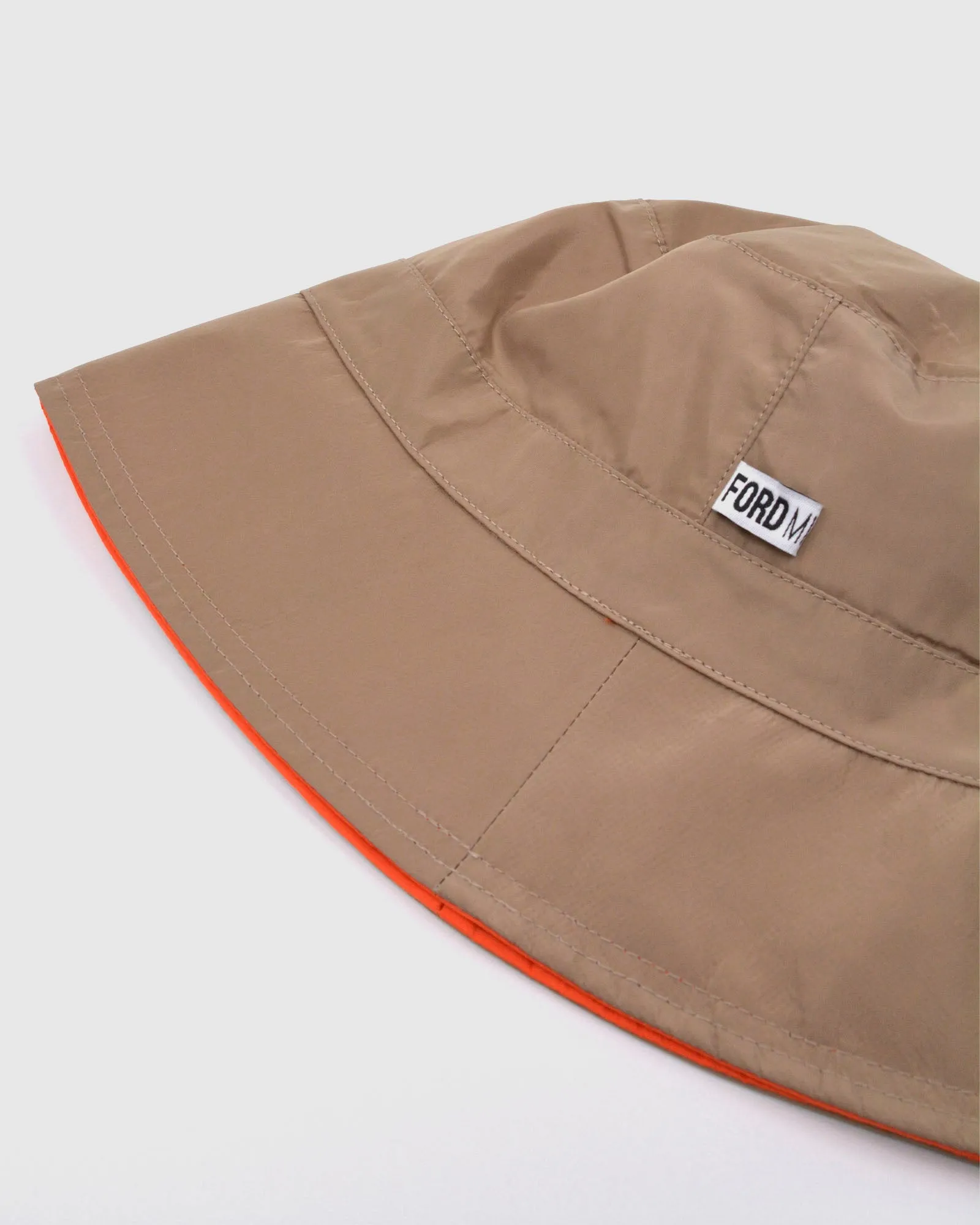 BOBBY Reversible Unisex Bucket Hat (tan/orange)