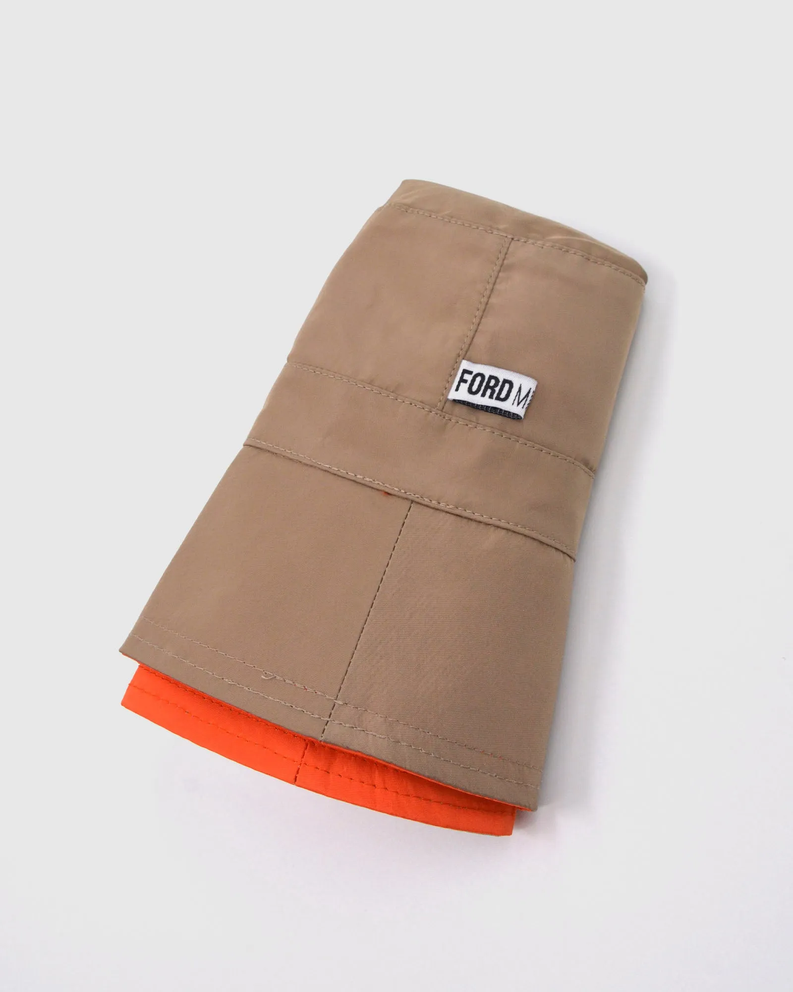 BOBBY Reversible Unisex Bucket Hat (tan/orange)