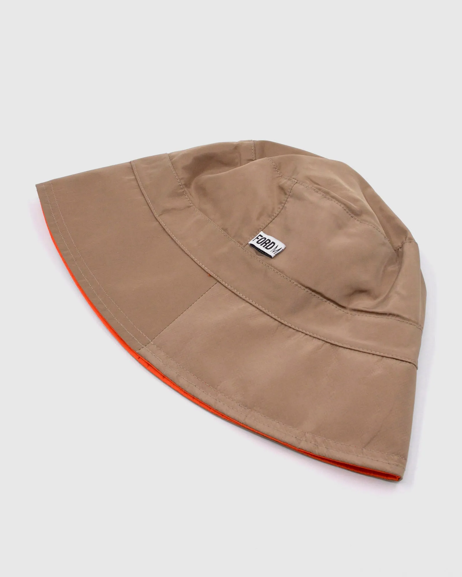 BOBBY Reversible Unisex Bucket Hat (tan/orange)