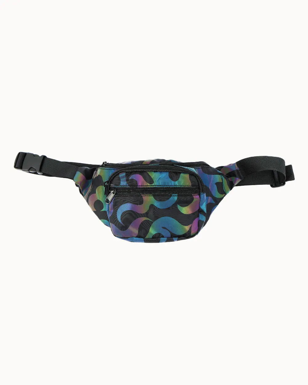 Brightest Flame Rainbow Reflective Fanny Pack