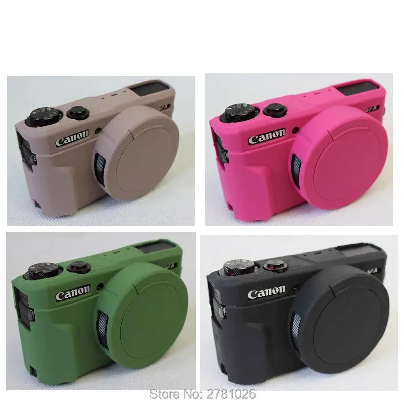 Camera bag for Canon G7X3 G7 X Mark III G7X2 G7 X Mark II vlog Camera case Protective silicone Soft cover Soft shell g7xm2 g7x2