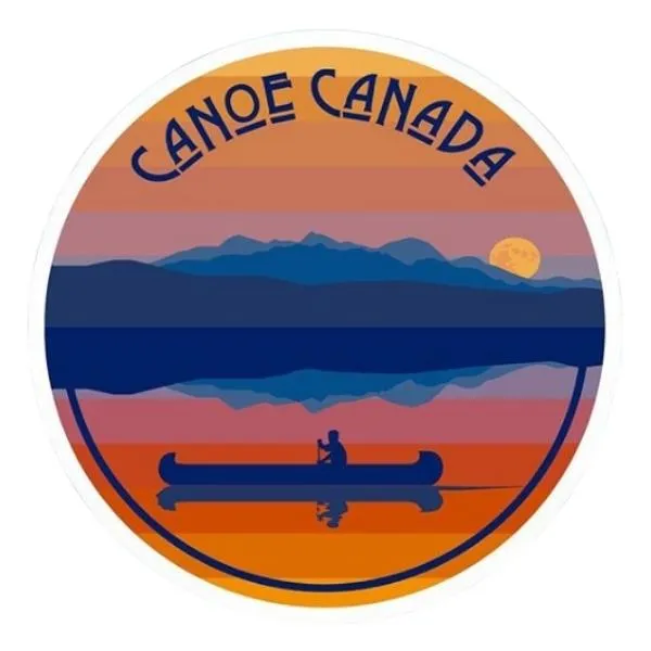 Canoe Canada Sticker