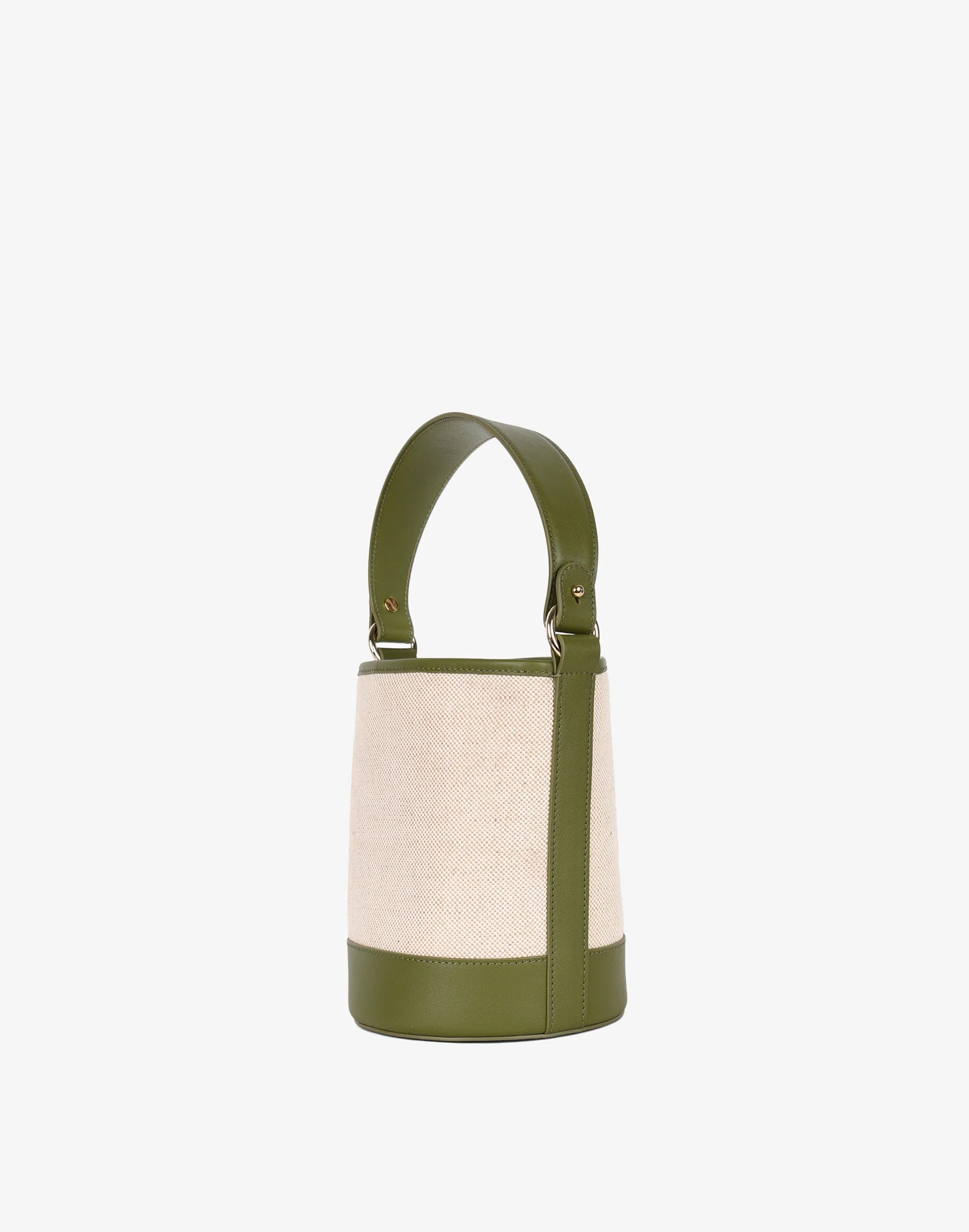 Canvas Mini Bucket Bag