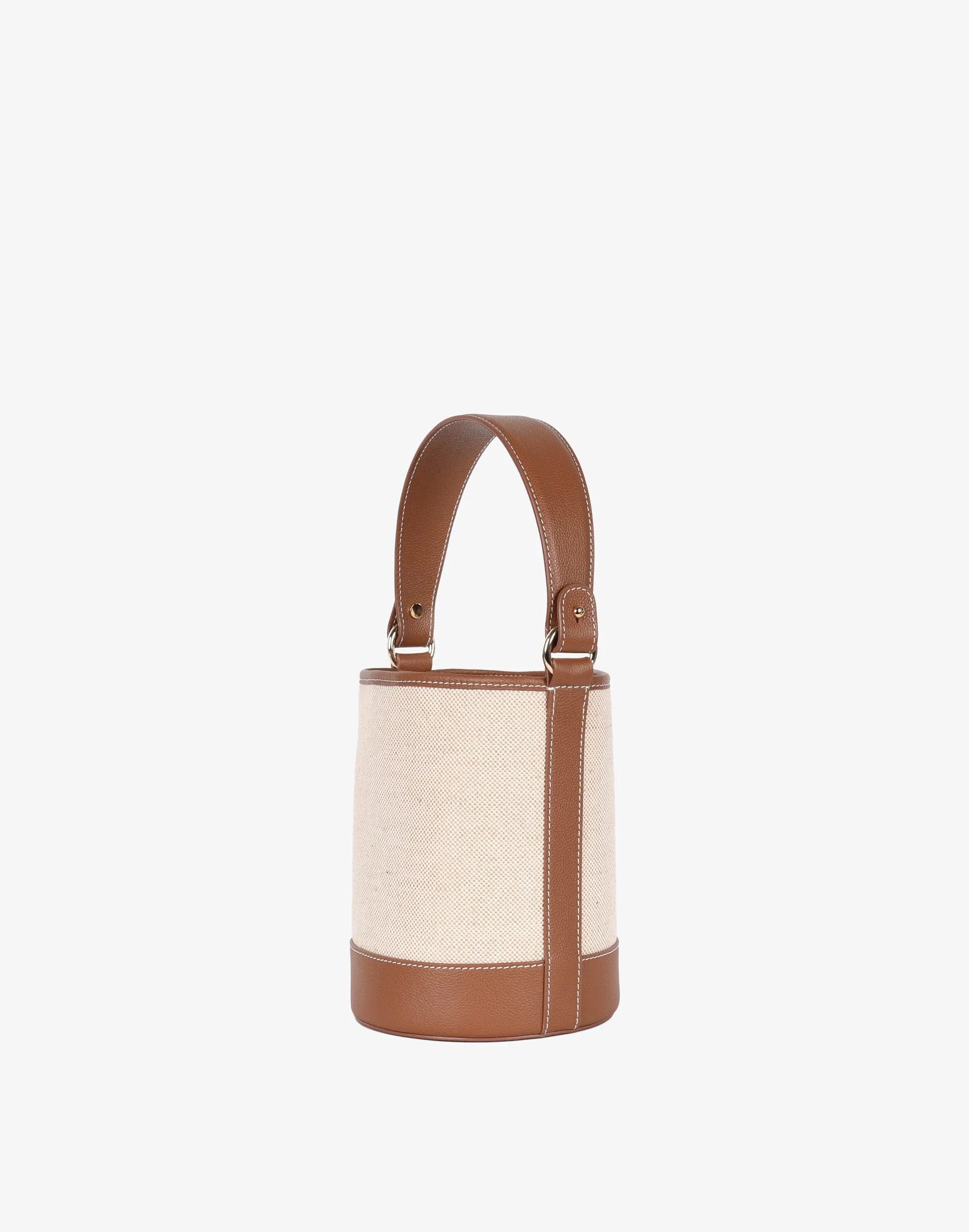 Canvas Mini Bucket Bag