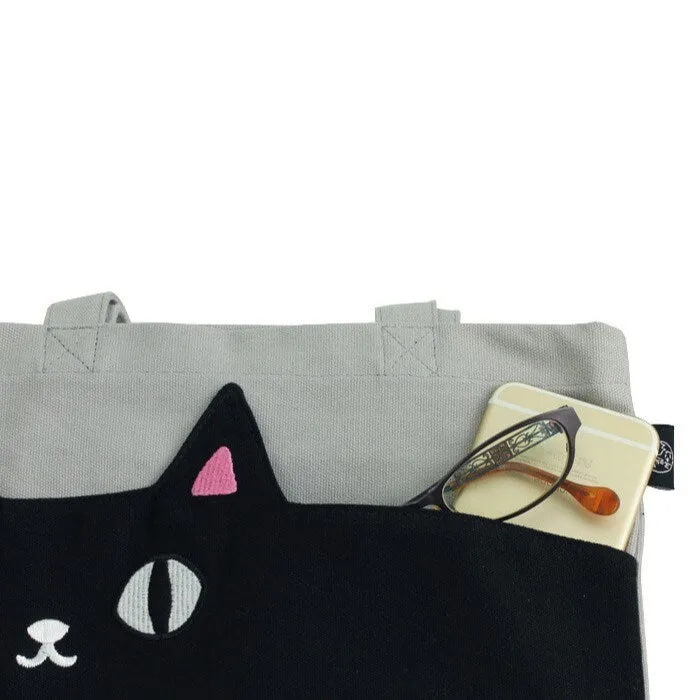 Ceramic-ai: Tote Bag Cat Kuro