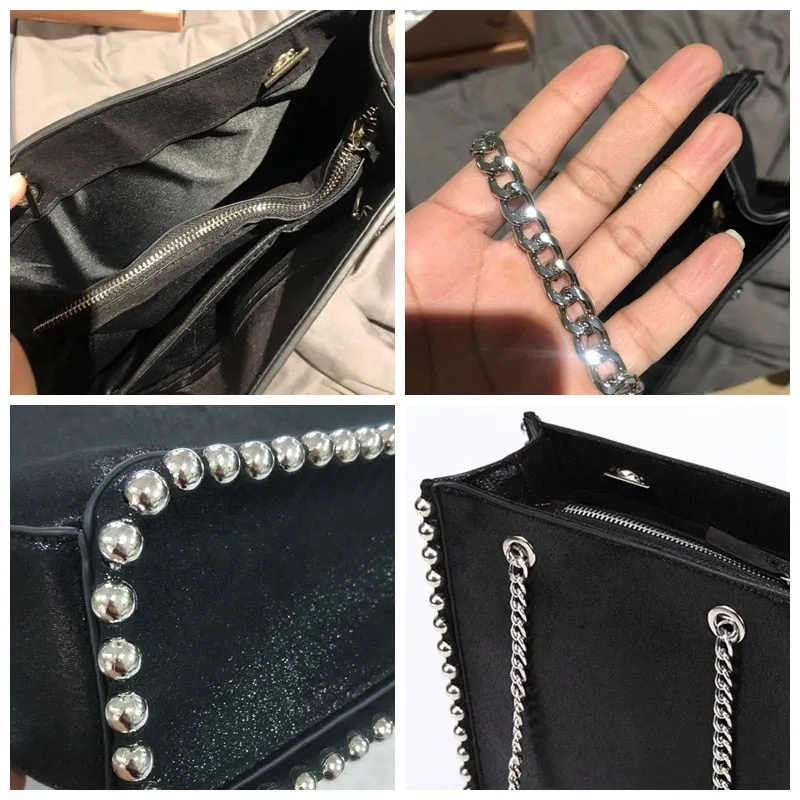 Chain Shoulder Tote Handbags