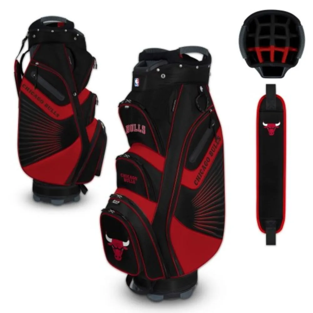 Chicago Bulls WinCraft "The Bucket II" 14-Way Cooler Cart Golf Bag