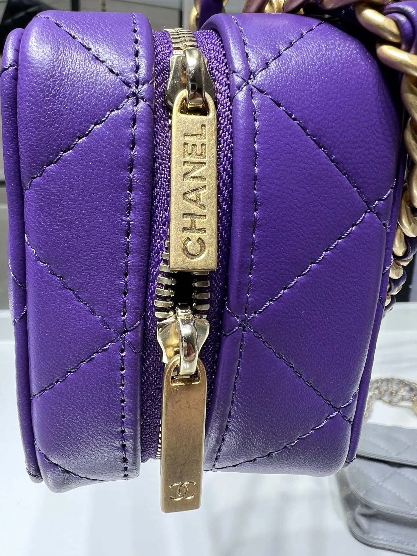 CHLVanity With Chain Purple Bag For Women 9cm/3.5in