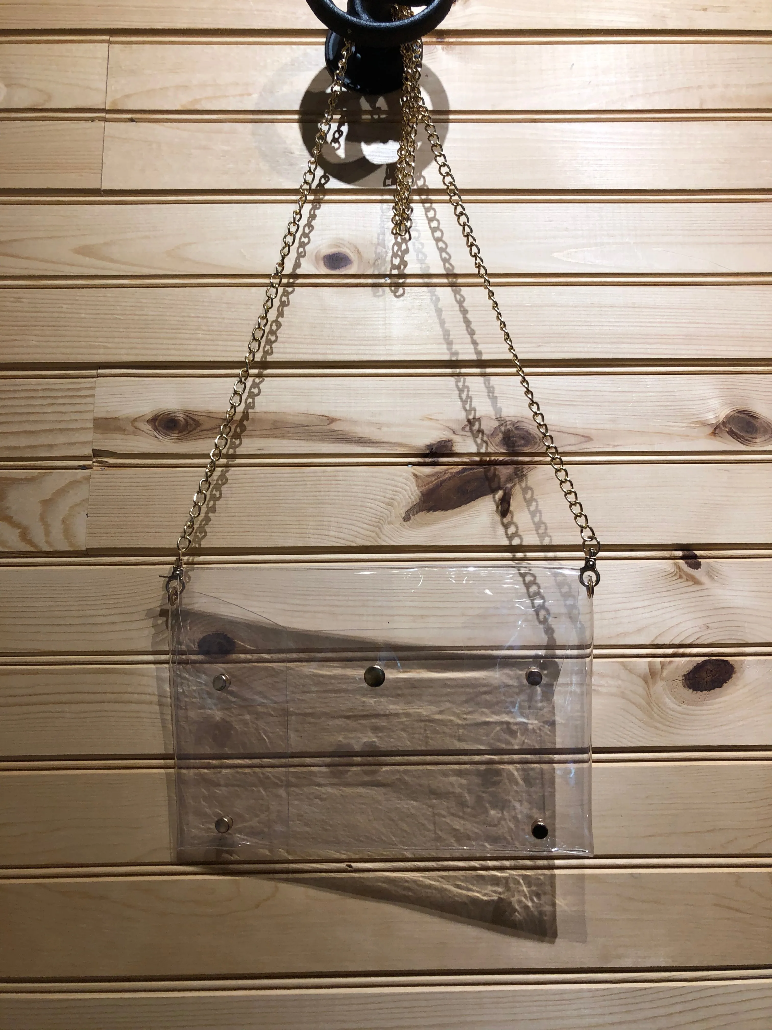 Clear Envelope Cross Body Purse