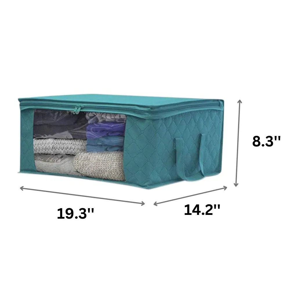 Clear Window Foldable Storage Bag (19.3'' x 14.2'' x 8.3'')