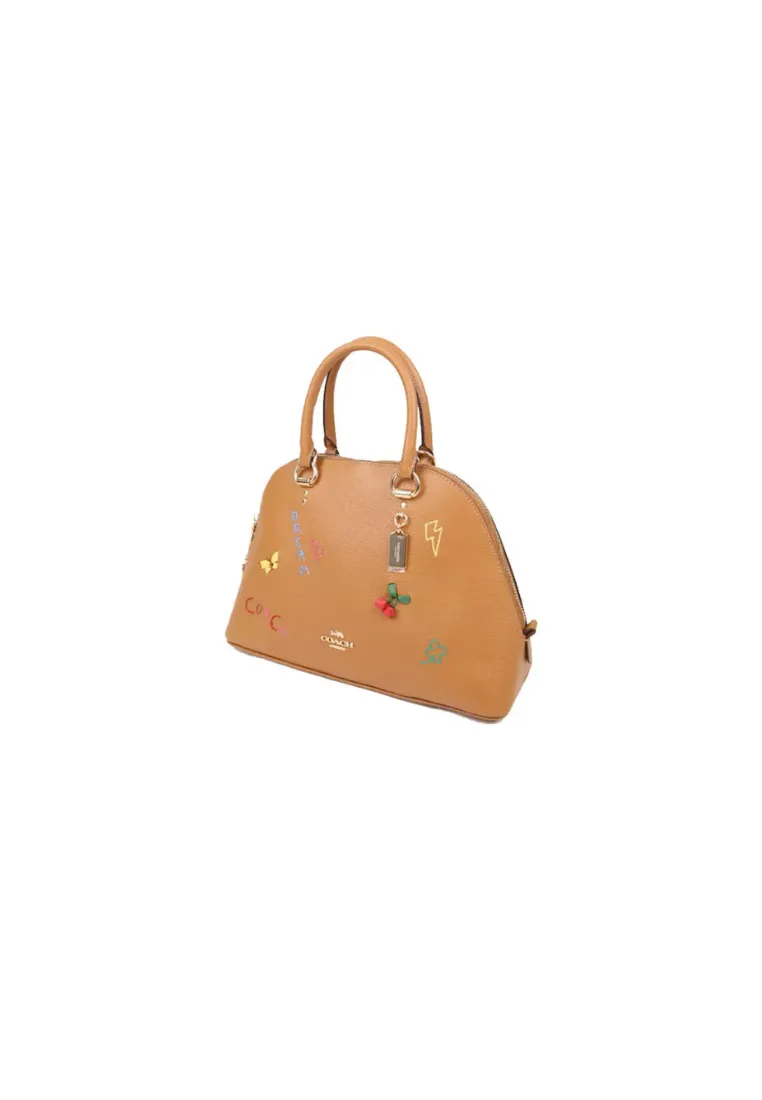 Coach Katy C8281 Satchel With Diary Embroidery In Penny Multi