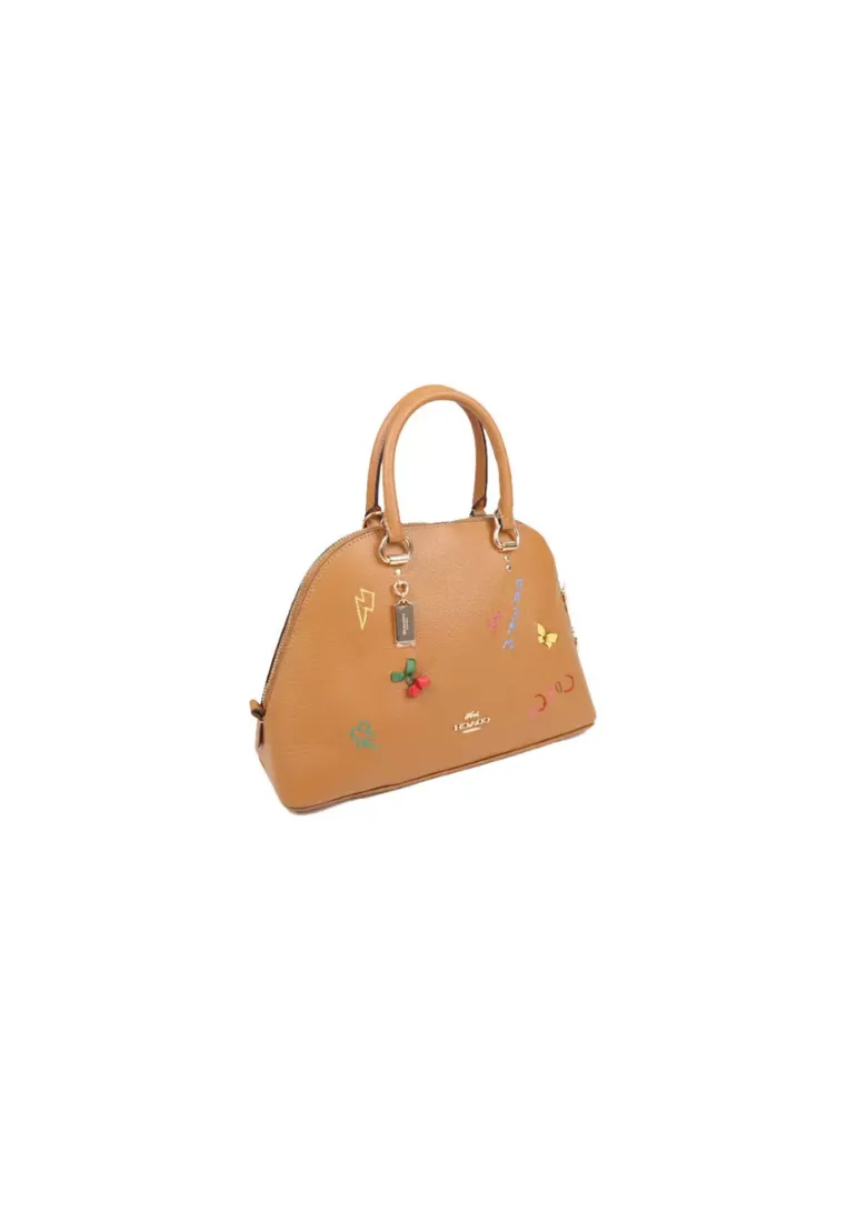 Coach Katy C8281 Satchel With Diary Embroidery In Penny Multi