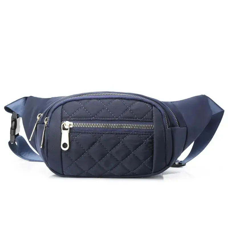 Commuter Fanny Pack Leisure Oxford Waist Bags for Ladies Students Shoulder Crossbody Chest Bags All-match Pouch Bags for Women