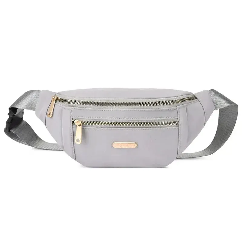 Commuter Fanny Pack Leisure Oxford Waist Bags for Ladies Students Shoulder Crossbody Chest Bags All-match Pouch Bags for Women