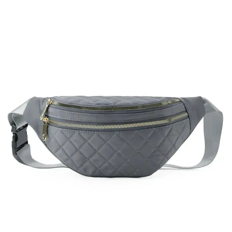 Commuter Fanny Pack Leisure Oxford Waist Bags for Ladies Students Shoulder Crossbody Chest Bags All-match Pouch Bags for Women