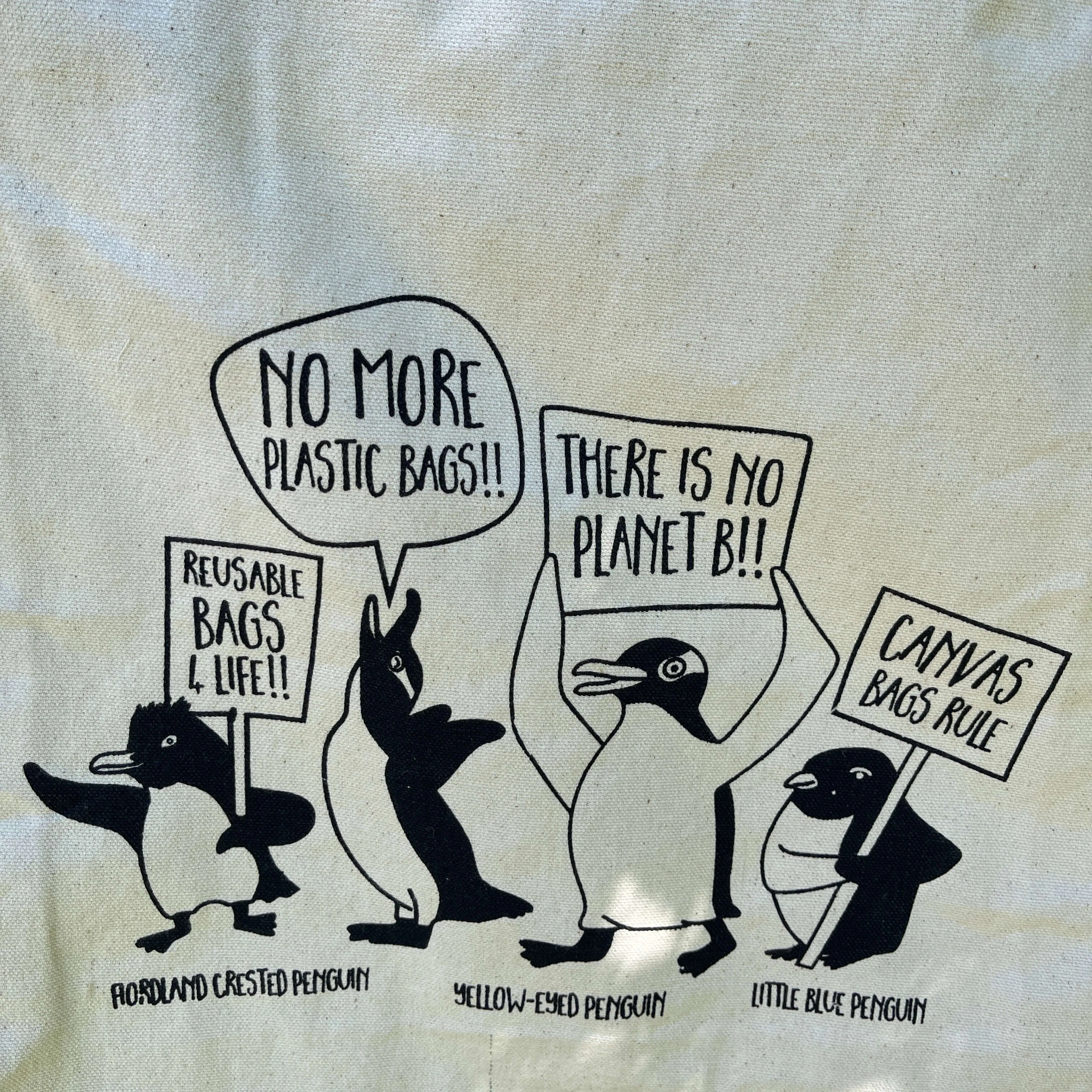 Coromandel Canvas Tote - Penguins