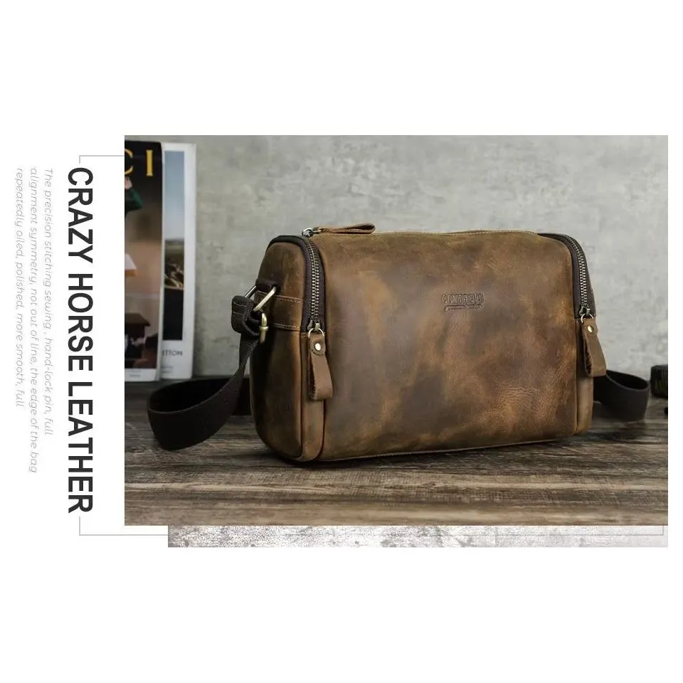 CowLuxe Genuine Leather Crossbody Bag