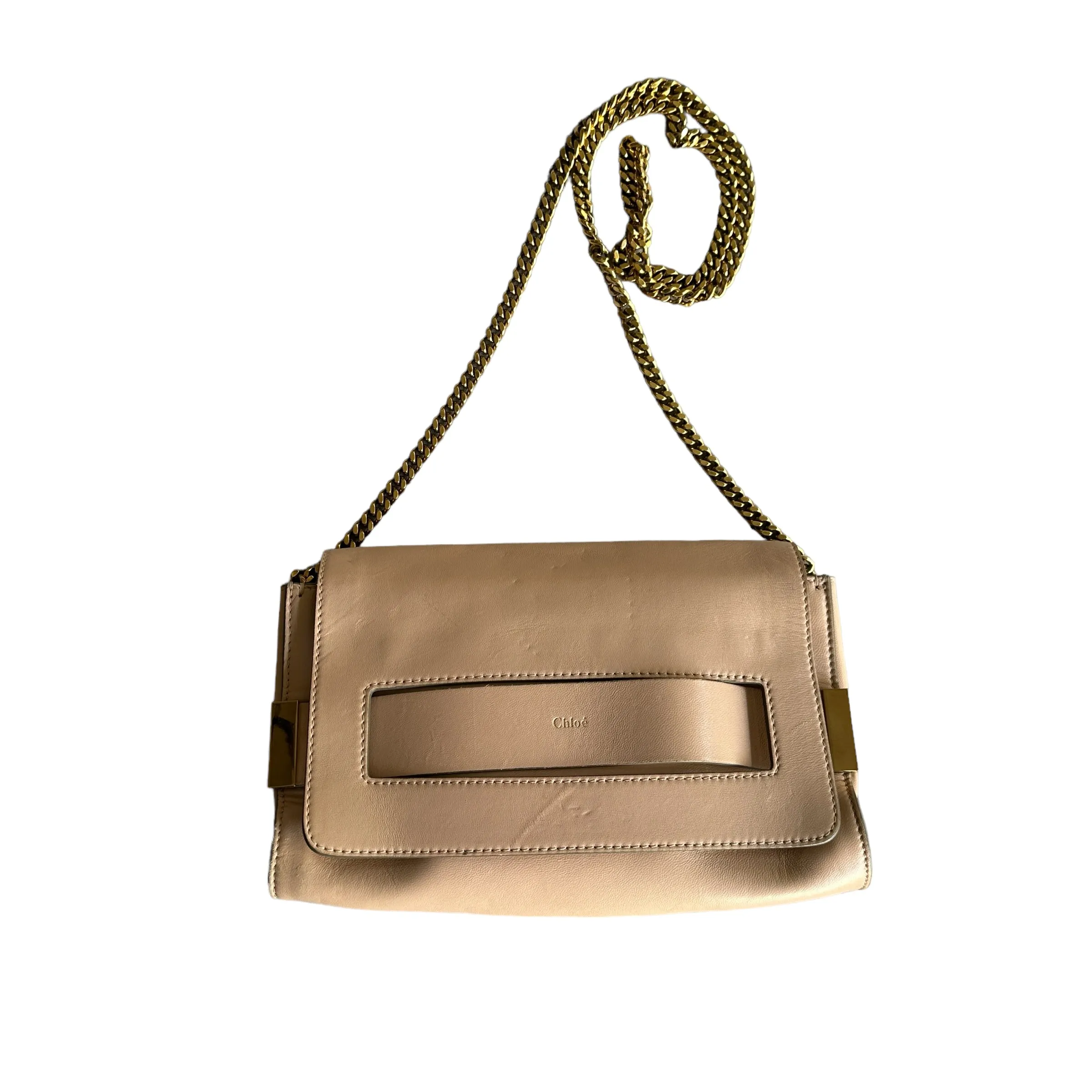 Cream Leather Bag