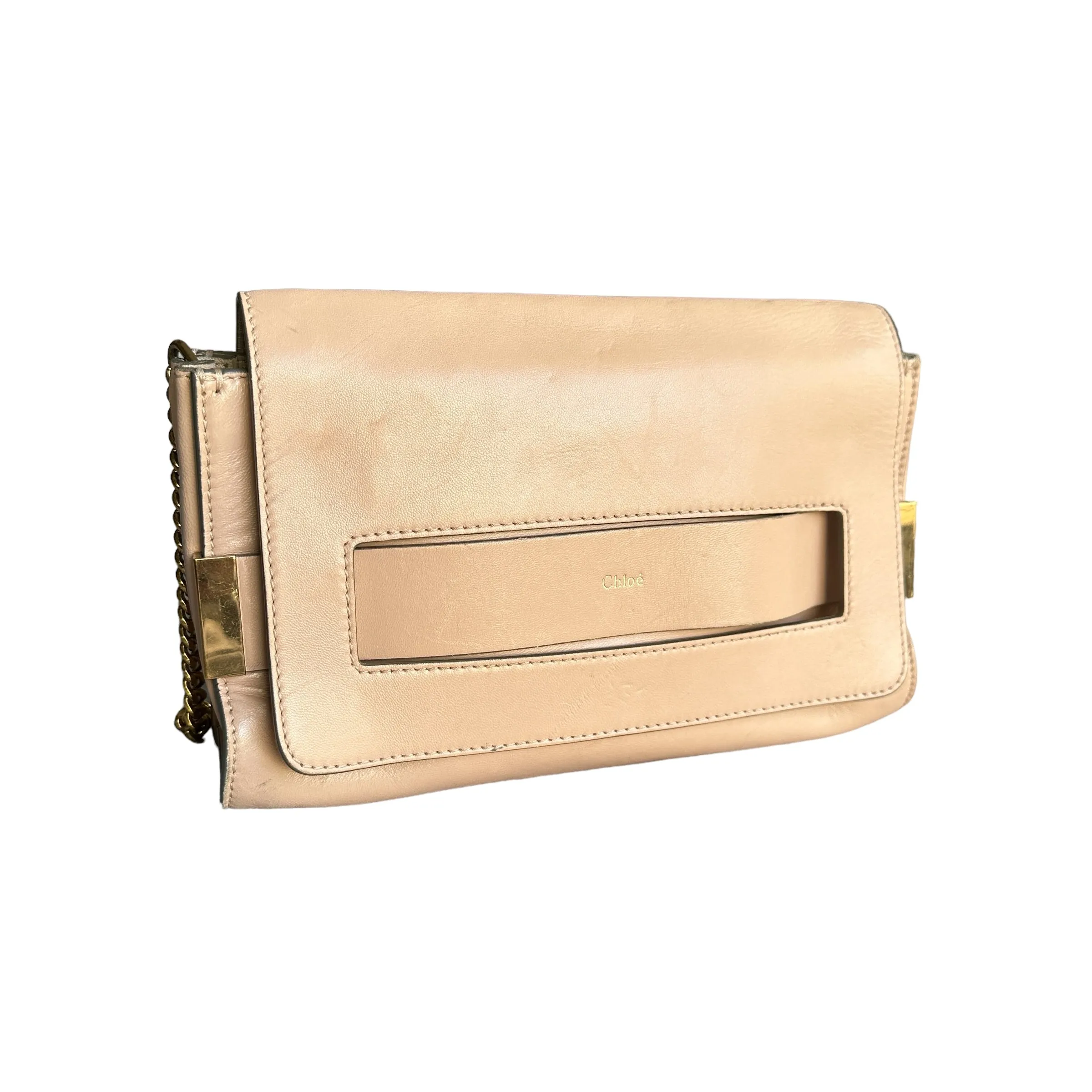 Cream Leather Bag