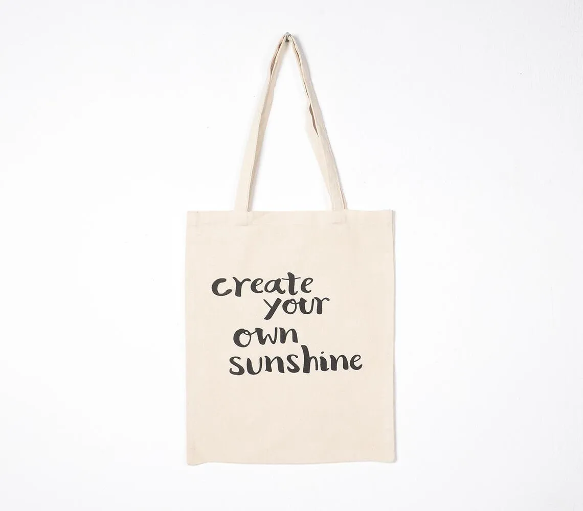 Create your own sunshine' Canvas Tote bag