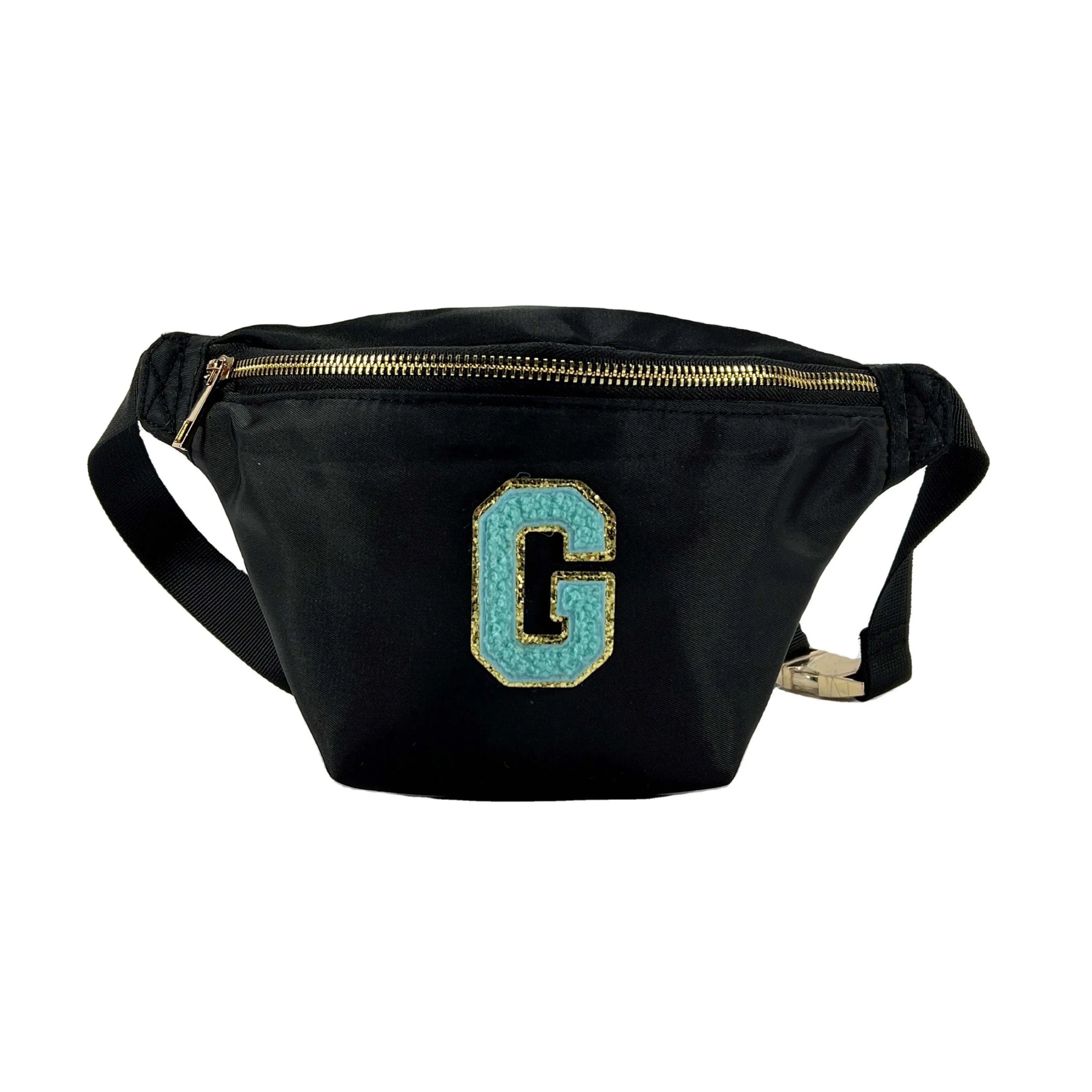 Custom Logo Adjustable Waterproof Nylon Fanny Pack/ Shoulder Sling - Assorted Colors