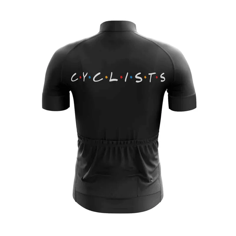 C.Y.C.L.I.S.T.S (Friends Theme) Black Cycling Jersey