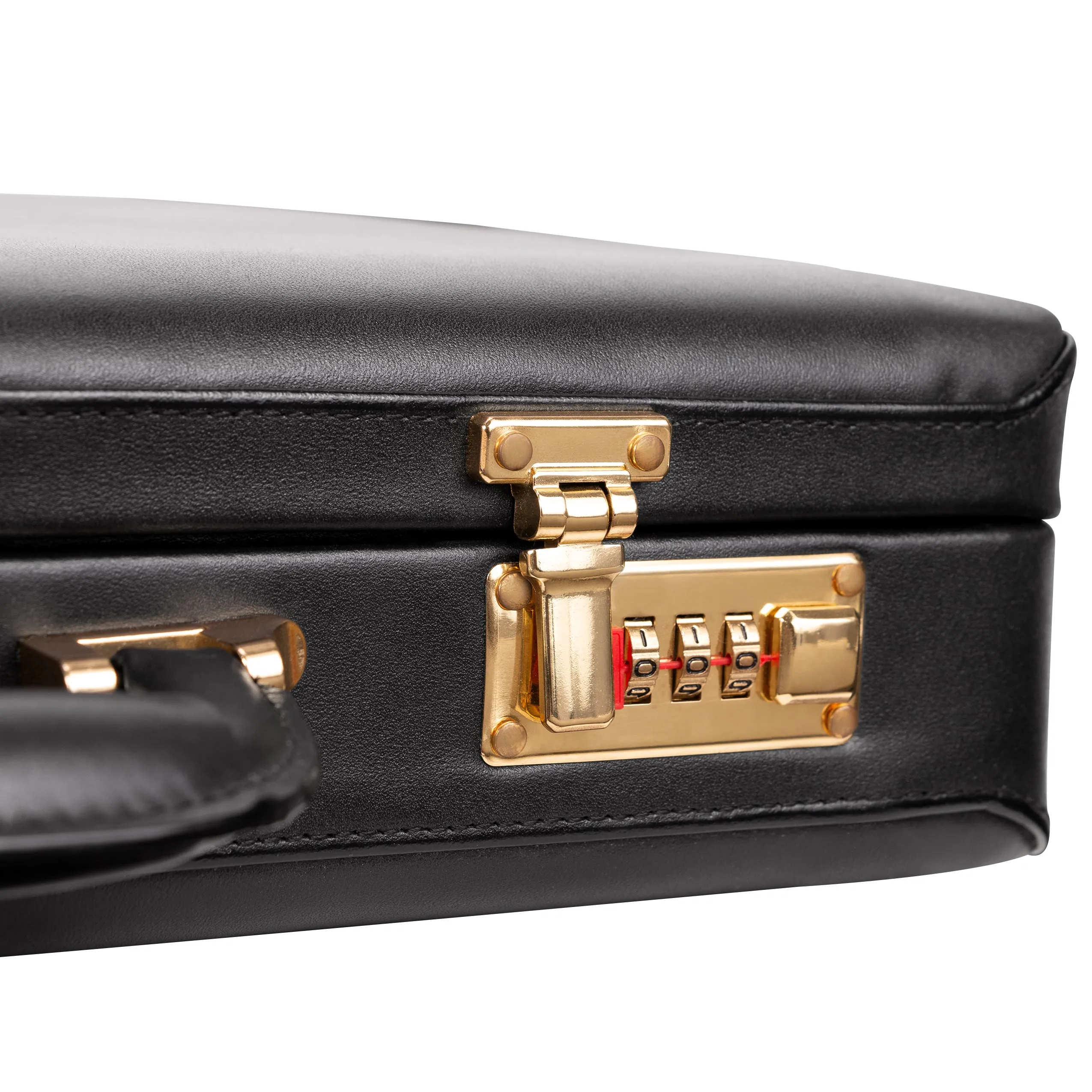 DALEY | 4.25” Leather Attaché Briefcase