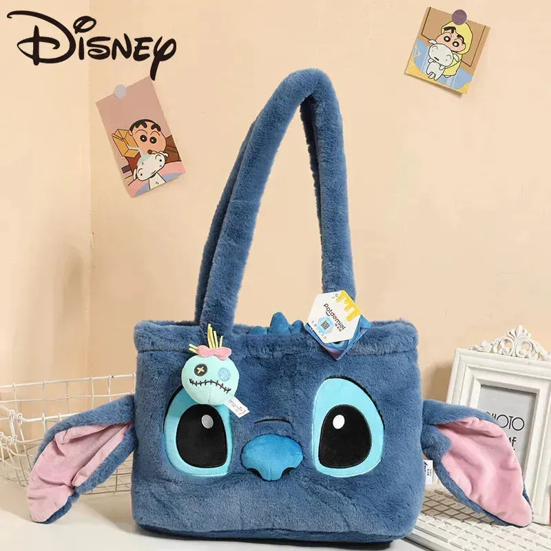 Disney Stitch Plush Tote Bag