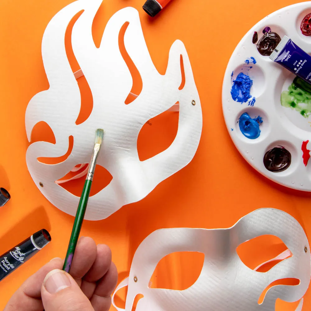 DIY Party Masks Discovery 4pc - Flame