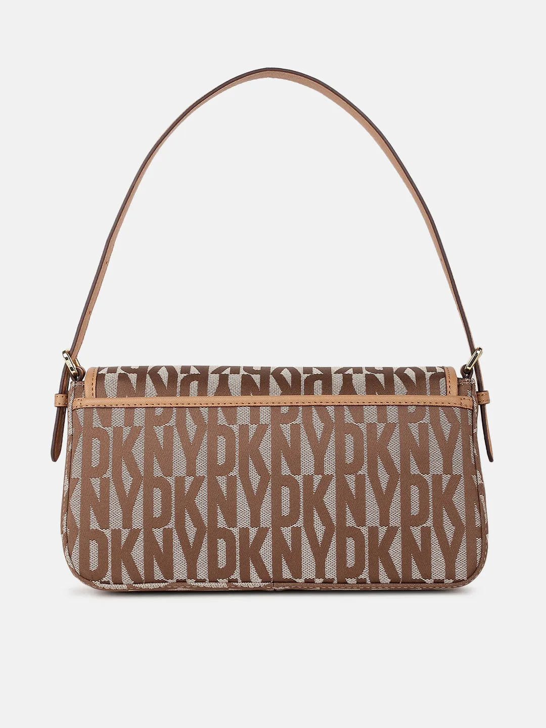 Dkny Women Brown Printed Shoulder Bag